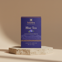 Sukhira Blue Tea – Premium Butterfly Pea Flower Herbal Tea | Caffeine-Free Wellness Tea